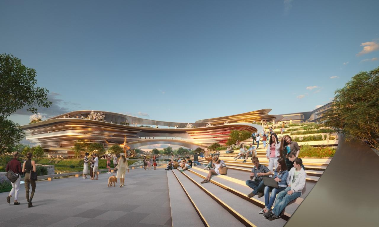 BIM建筑|水乡社区:上海西岑科创中心 / Foster + Partners BIM建筑|水乡社区:上海西岑科创中心 / Foster + Partners