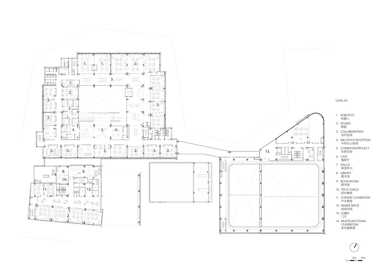 BIM建筑|广州美国人外籍人员子女学校科学城校区 / Perkins&Will BIM建筑|广州美国人外籍人员子女学校科学城校区 / Perkins&Will