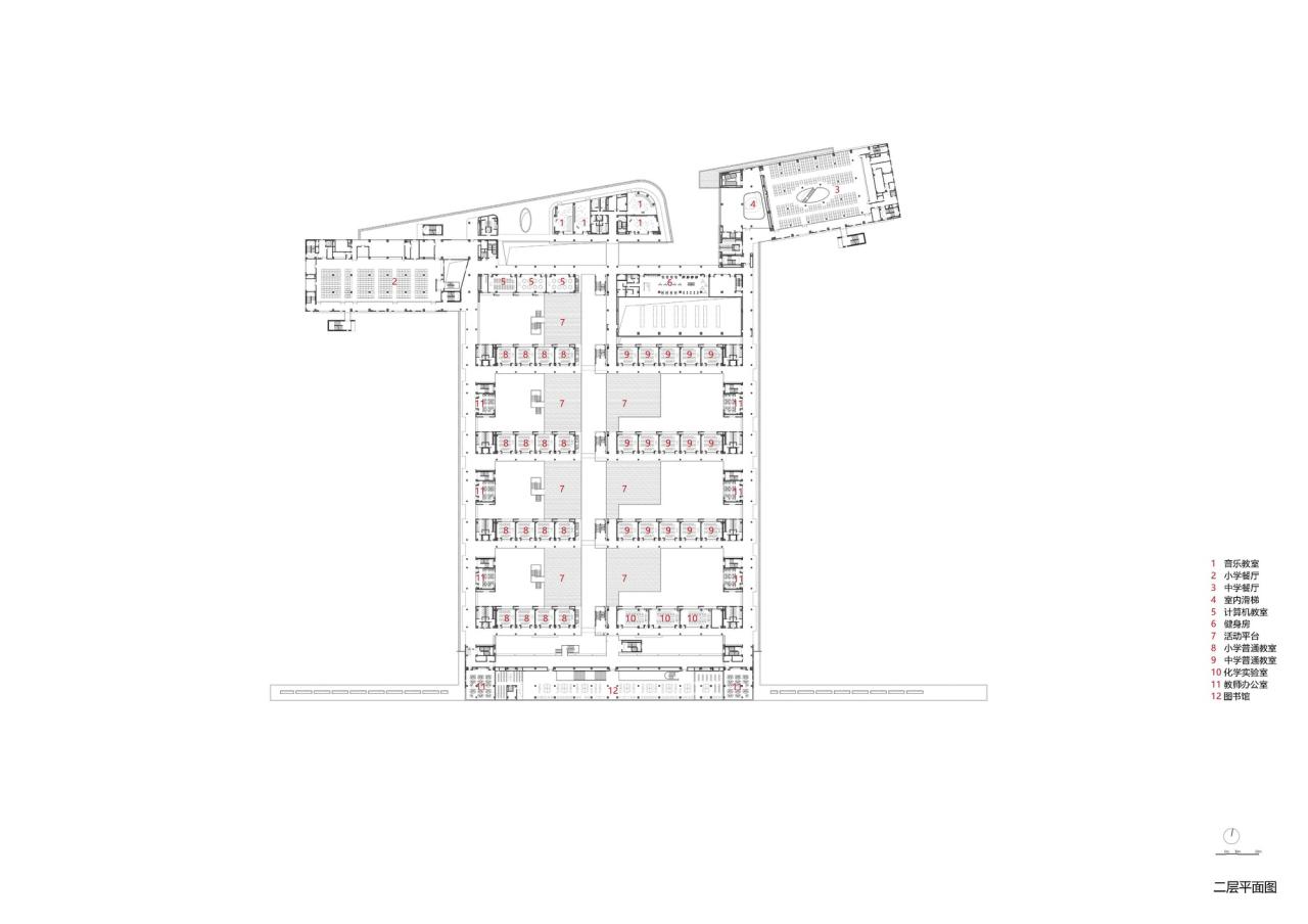 BIM建筑|苏州大学高邮实验学校 / 九城都市建筑 BIM建筑|苏州大学高邮实验学校 / 九城都市建筑