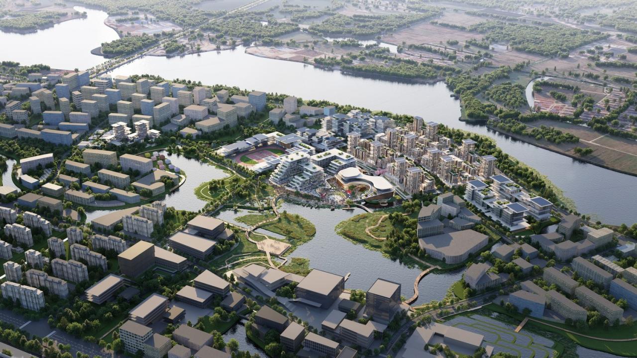 BIM建筑|水乡社区:上海西岑科创中心 / Foster + Partners BIM建筑|水乡社区:上海西岑科创中心 / Foster + Partners
