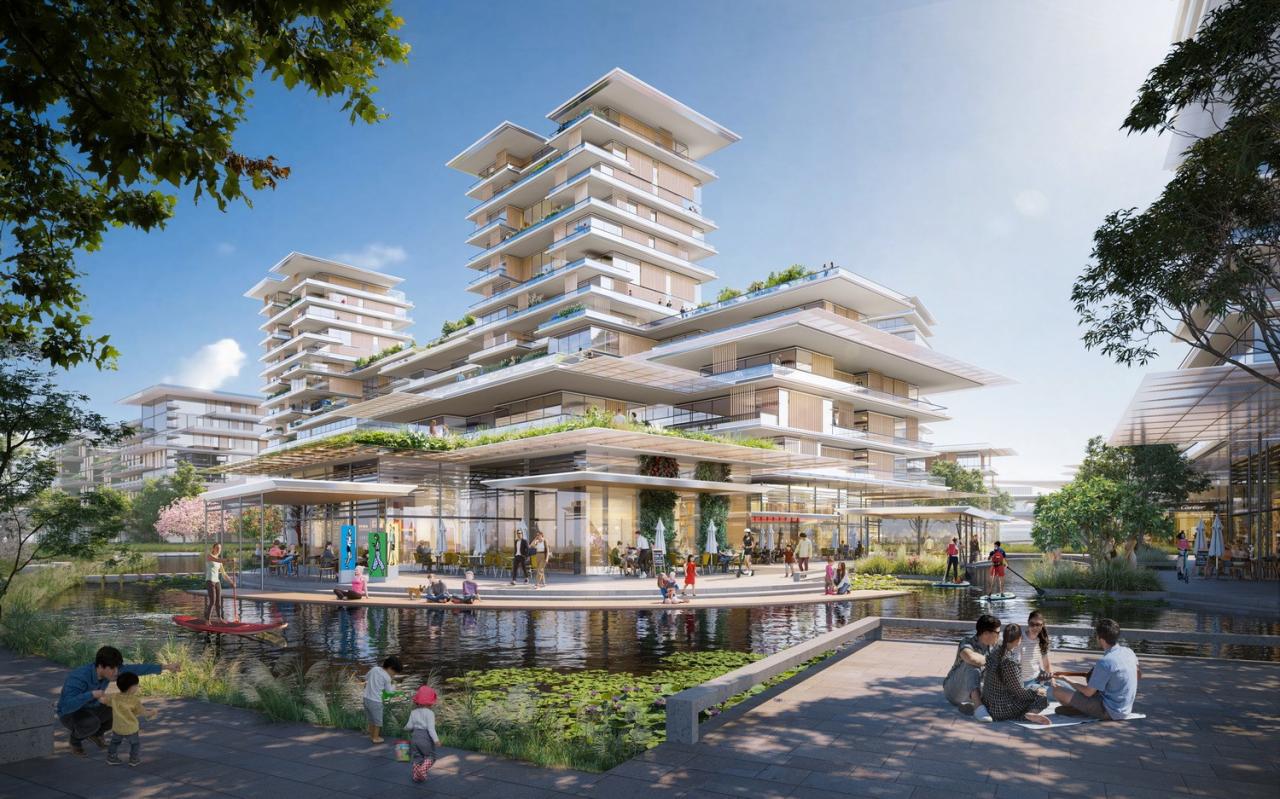 BIM建筑|水乡社区:上海西岑科创中心 / Foster + Partners BIM建筑|水乡社区:上海西岑科创中心 / Foster + Partners