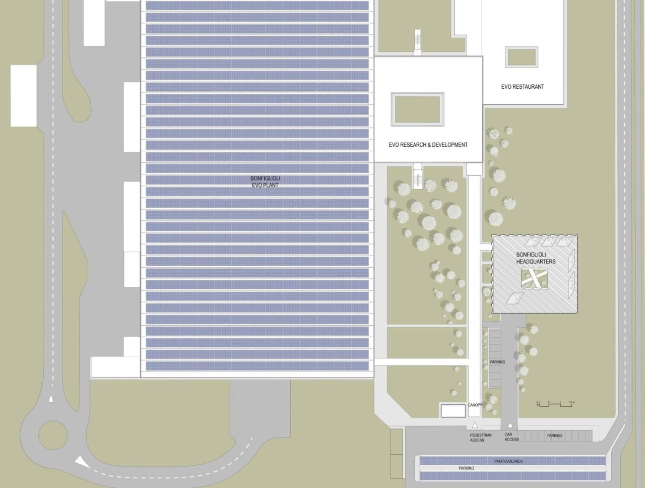 BIM建筑|第二外墙,Bonfiglioli 总部 / Peter Pichler Architecture BIM建筑|第二外墙,Bonfiglioli 总部 / Peter Pichler Architecture