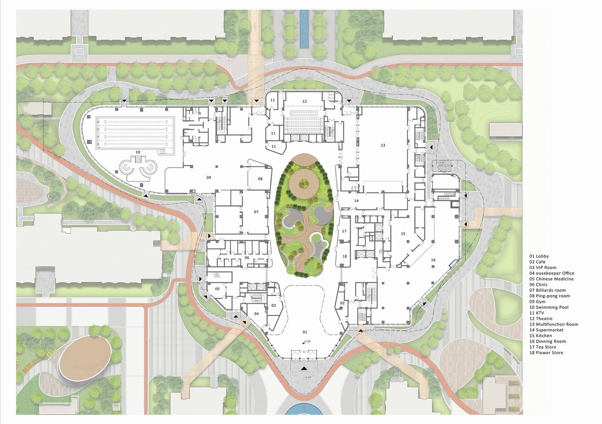 BIM建筑|泰康之家·燕园三期及社区活力中心 / 方未建筑设计+三磊设计 BIM建筑|泰康之家·燕园三期及社区活力中心 / 方未建筑设计+三磊设计