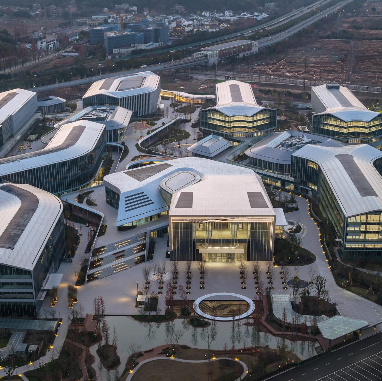 BIM建筑|阿里巴巴达摩院南湖园区 / Aedas BIM建筑|阿里巴巴达摩院南湖园区 / Aedas