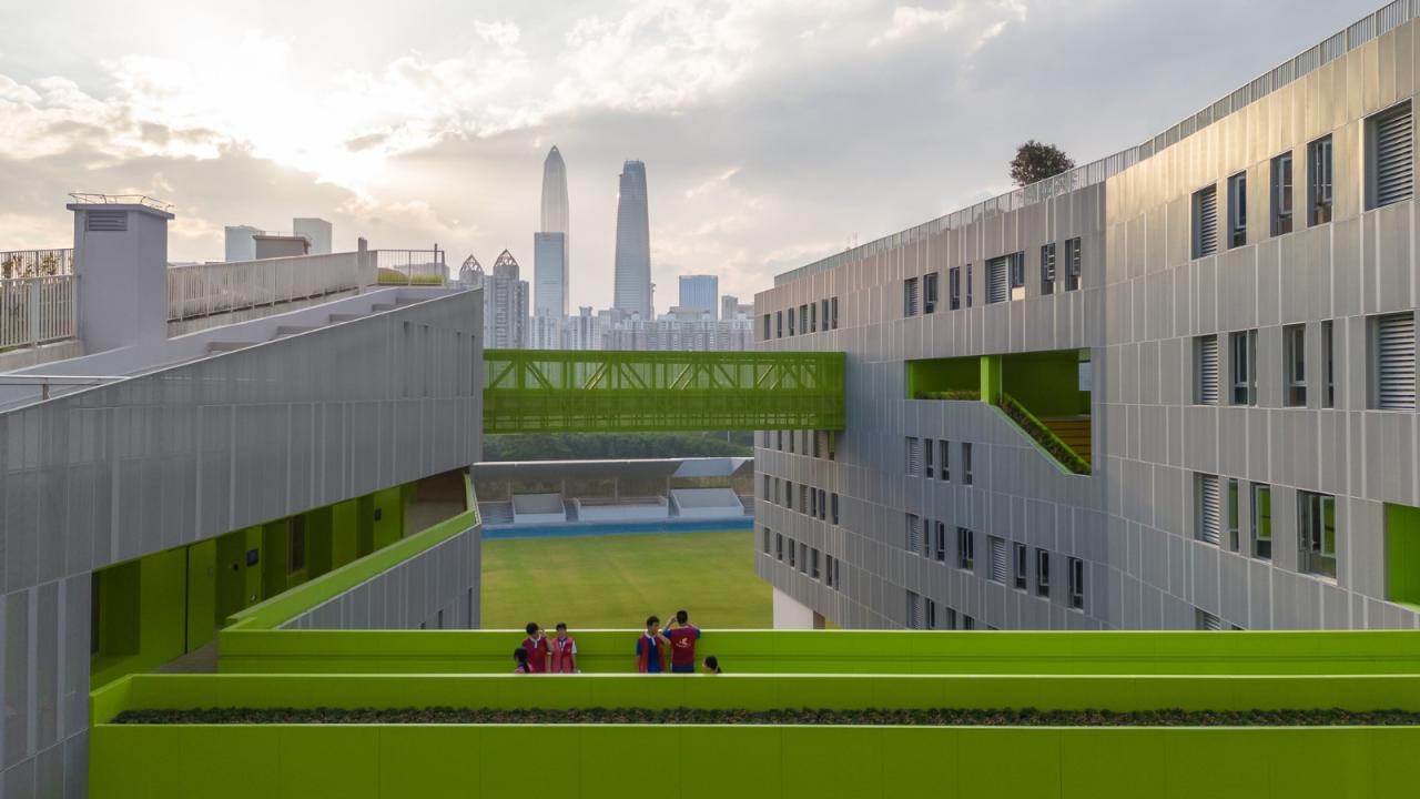 BIM建筑|福田中学校园设计 / reMIX 临界工作室 BIM建筑|福田中学校园设计 / reMIX 临界工作室