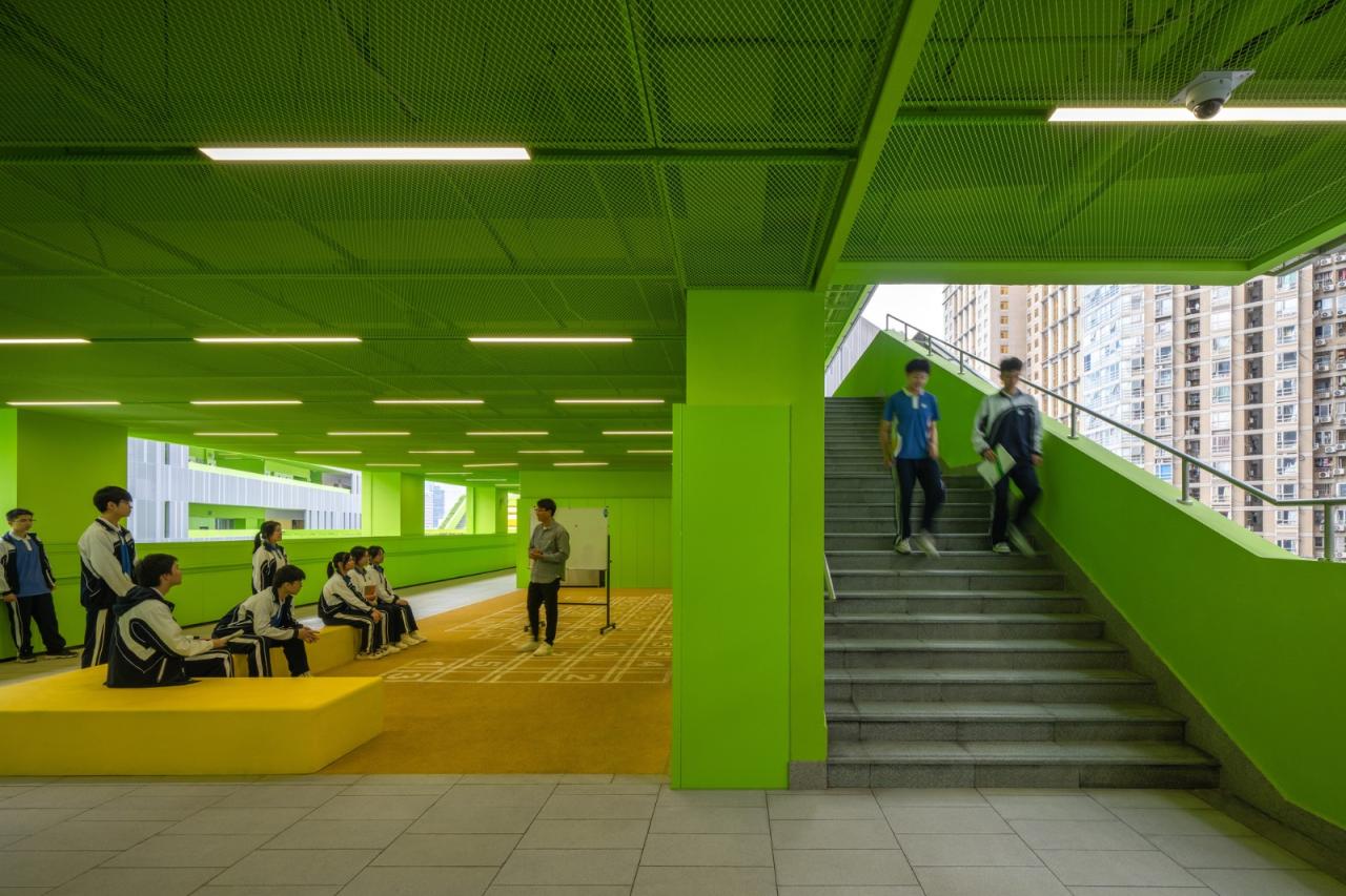 BIM建筑|福田中学校园设计 / reMIX 临界工作室 BIM建筑|福田中学校园设计 / reMIX 临界工作室