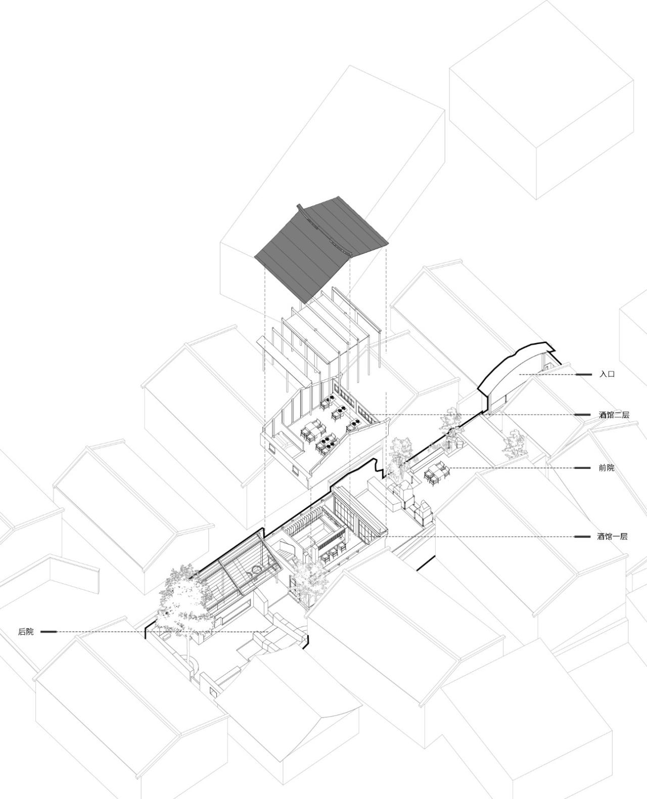BIM建筑|焦溪是家小院,常州 / 平介设计 BIM建筑|焦溪是家小院,常州 / 平介设计