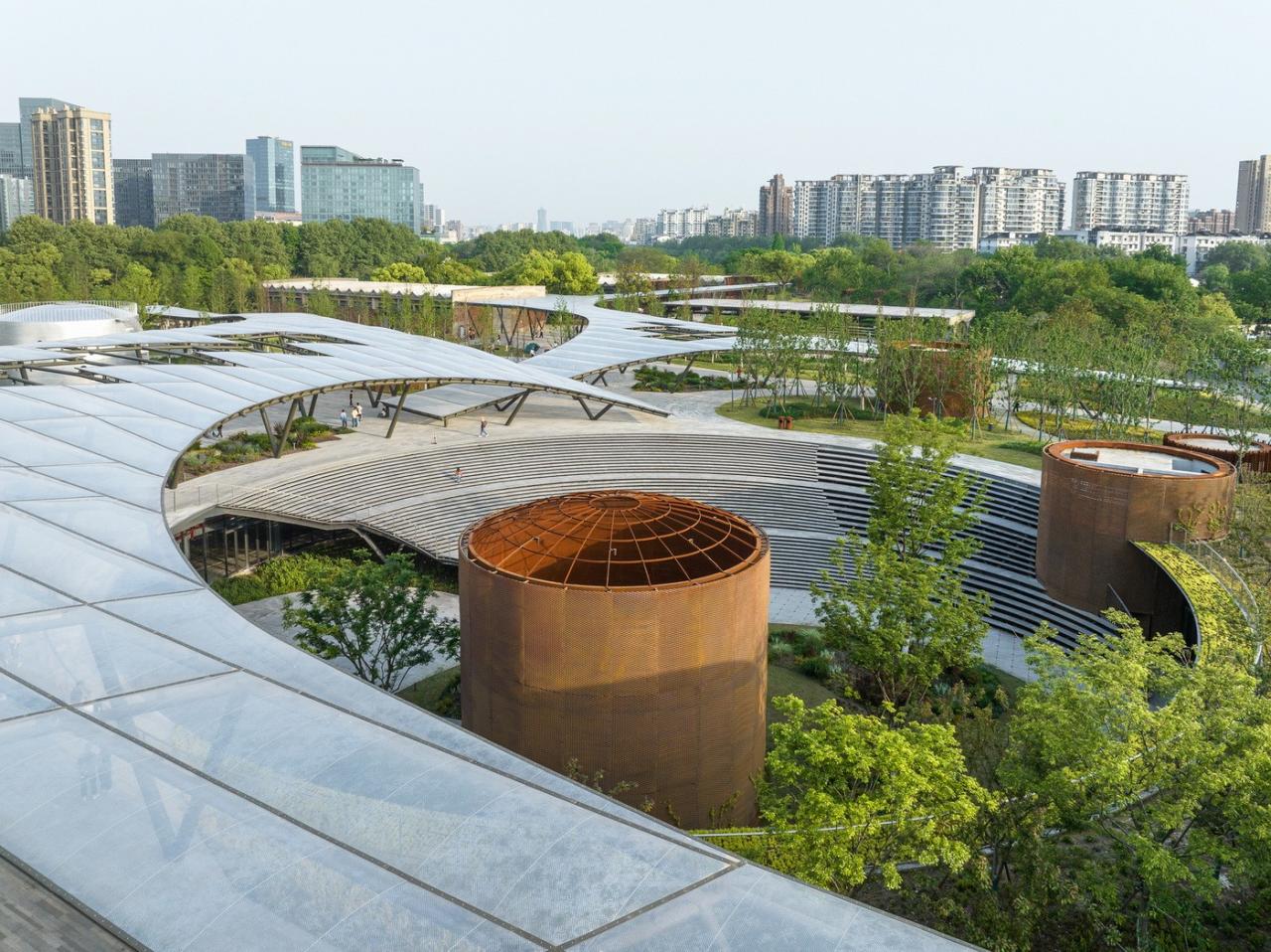 BIM建筑|杭州小河公园 / 隈研吾建筑设计事务所+浙大院 BIM建筑|杭州小河公园 / 隈研吾建筑设计事务所+浙大院