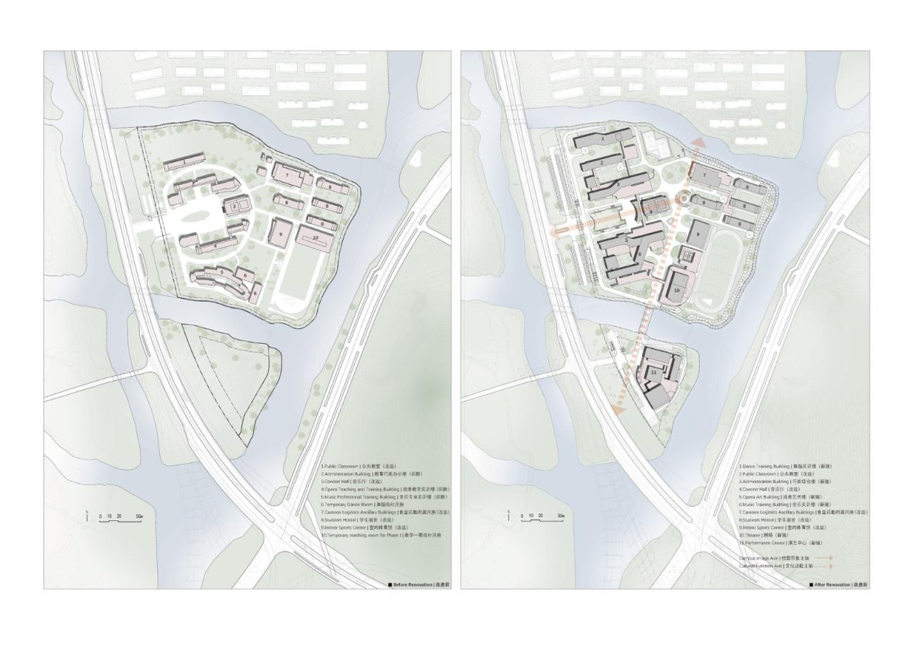 BIM建筑|绍兴艺术学校改扩建工程 / 浙江大学建筑设计研究院 BIM建筑|绍兴艺术学校改扩建工程 / 浙江大学建筑设计研究院