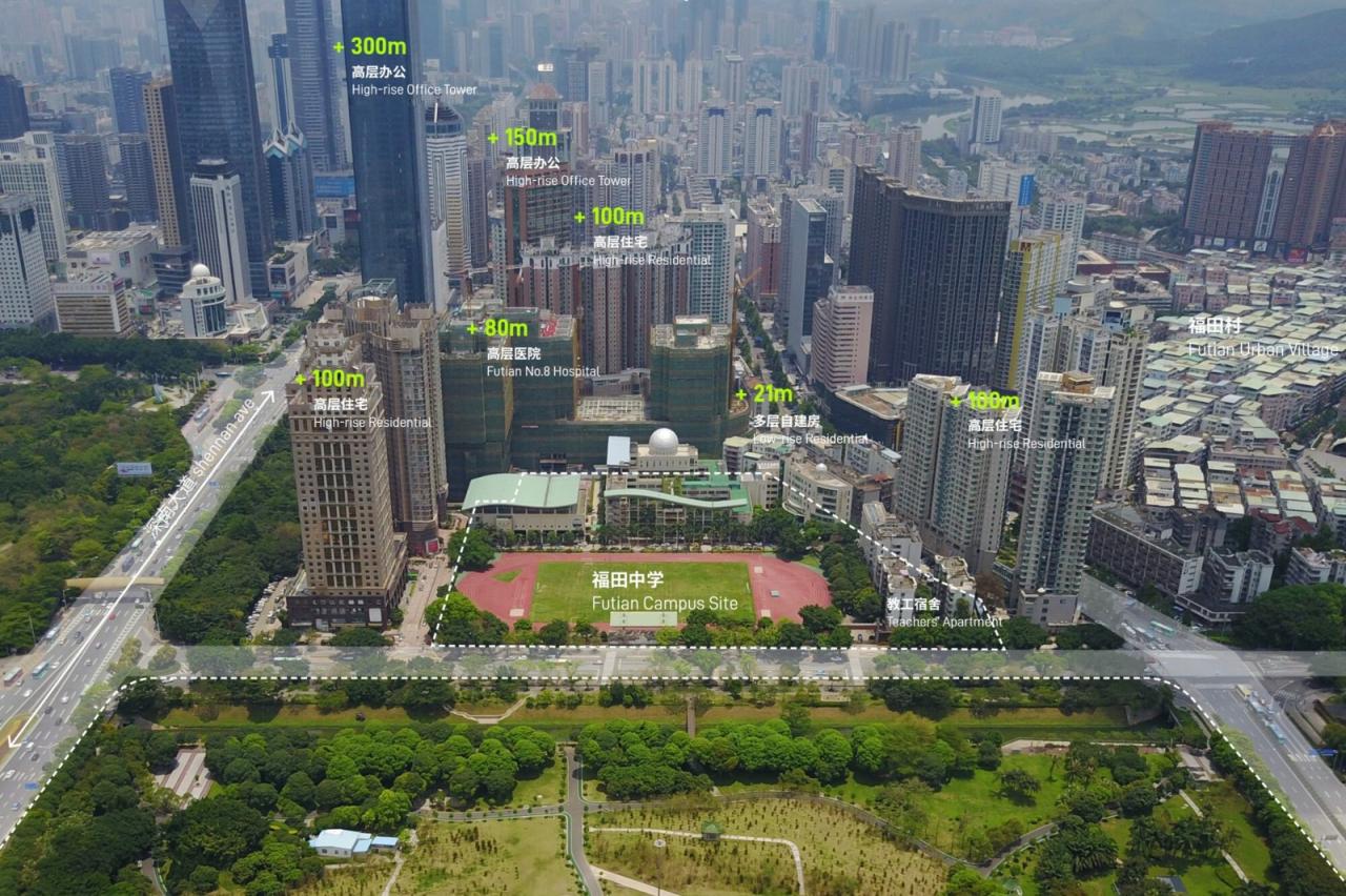 BIM建筑|福田中学校园设计 / reMIX 临界工作室 BIM建筑|福田中学校园设计 / reMIX 临界工作室