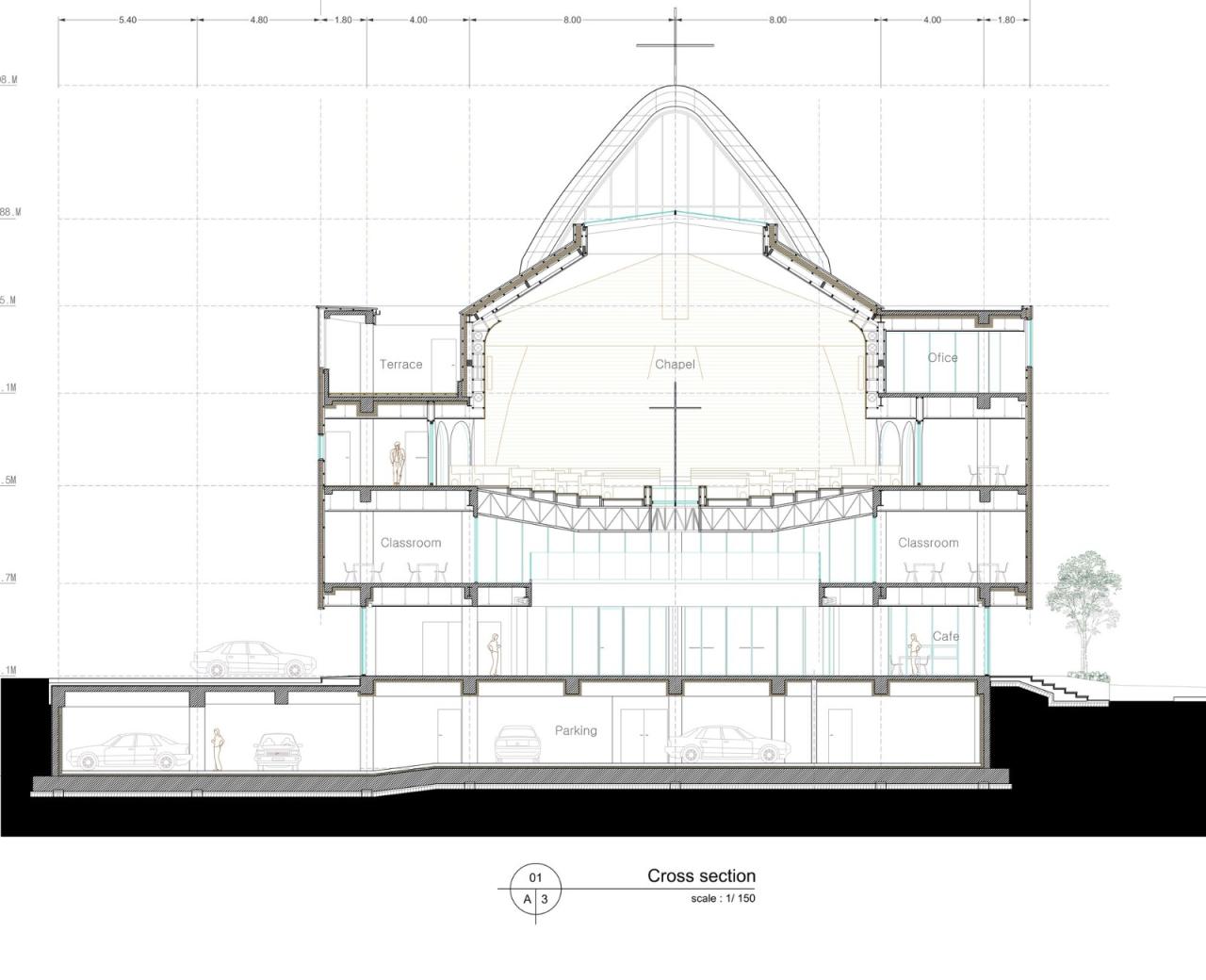 BIM建筑|永宗岛恩诺里教堂 / shinslab architecture BIM建筑|永宗岛恩诺里教堂 / shinslab architecture