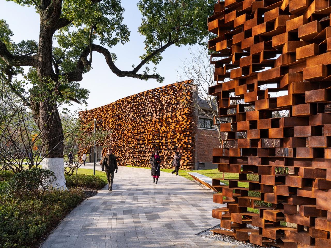 BIM建筑|杭州小河公园 / 隈研吾建筑设计事务所+浙大院 BIM建筑|杭州小河公园 / 隈研吾建筑设计事务所+浙大院