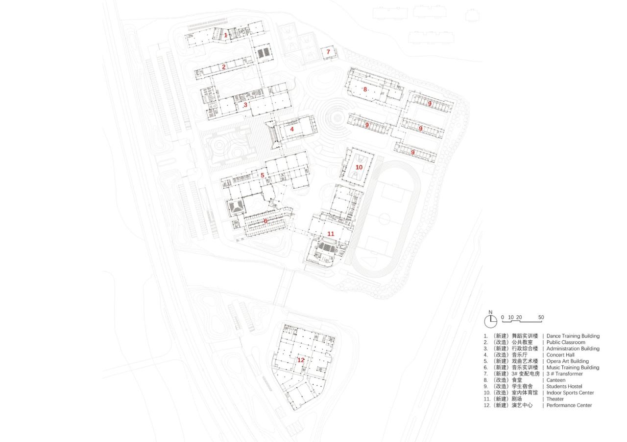 BIM建筑|绍兴艺术学校改扩建工程 / 浙江大学建筑设计研究院 BIM建筑|绍兴艺术学校改扩建工程 / 浙江大学建筑设计研究院