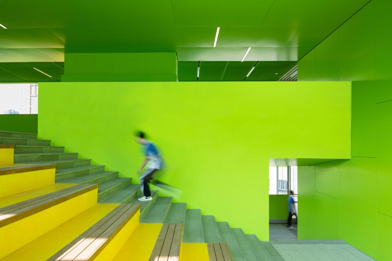 BIM建筑|福田中学校园设计 / reMIX 临界工作室 BIM建筑|福田中学校园设计 / reMIX 临界工作室