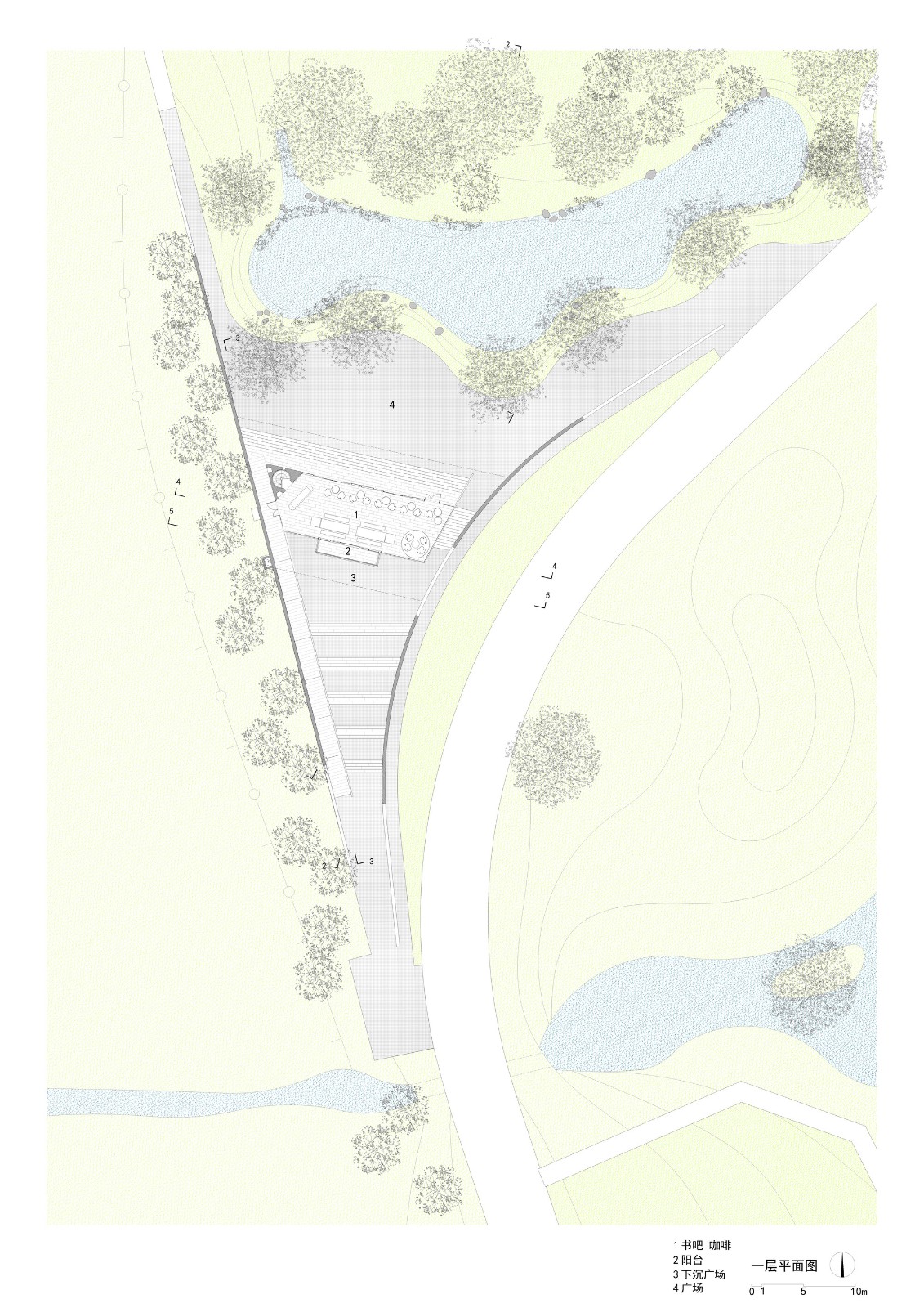 BIM建筑|洱海生态廊道葭蓬村驿站 / 赵扬建筑工作室 BIM建筑|洱海生态廊道葭蓬村驿站 / 赵扬建筑工作室