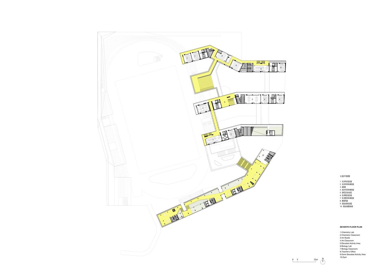BIM建筑|福田中学校园设计 / reMIX 临界工作室 BIM建筑|福田中学校园设计 / reMIX 临界工作室