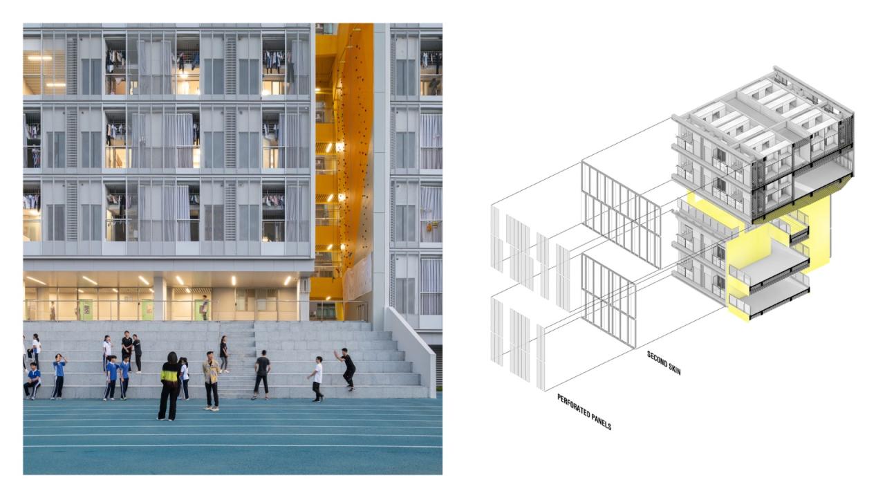 BIM建筑|福田中学校园设计 / reMIX 临界工作室 BIM建筑|福田中学校园设计 / reMIX 临界工作室
