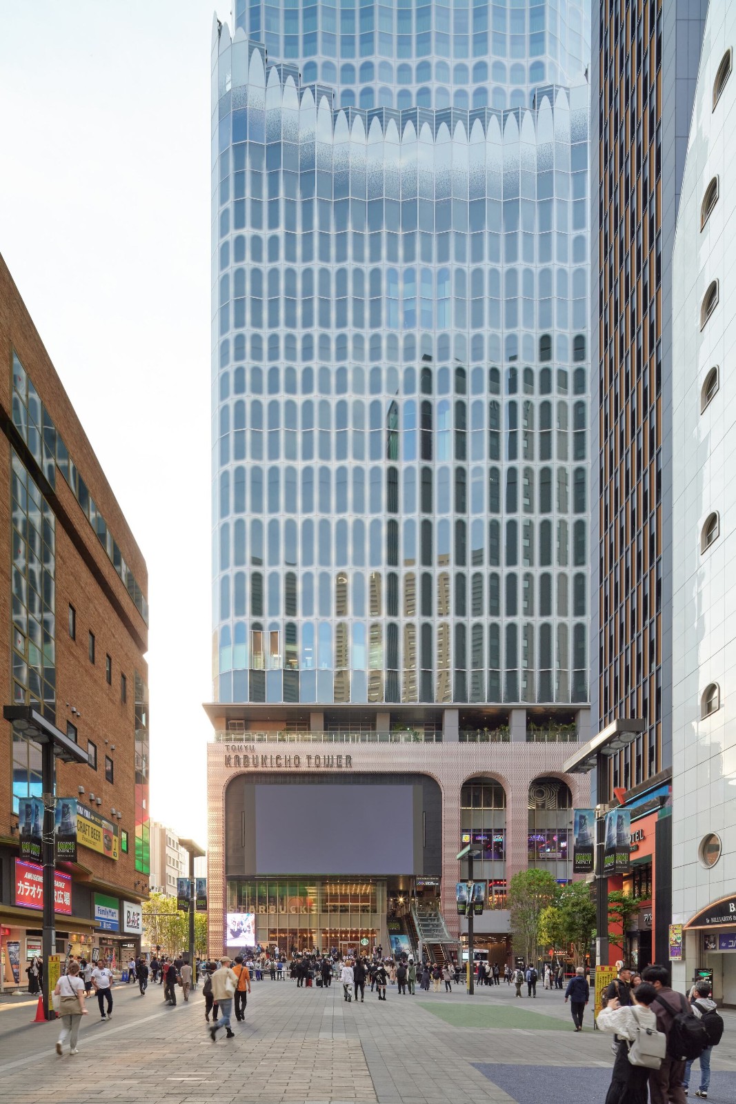 BIM建筑|东急歌舞伎町塔 / 永山祐子建筑设计 + KUME SEKKEI Co. + 东急设计 BIM建筑|东急歌舞伎町塔 / 永山祐子建筑设计 + KUME SEKKEI Co. + 东急设计