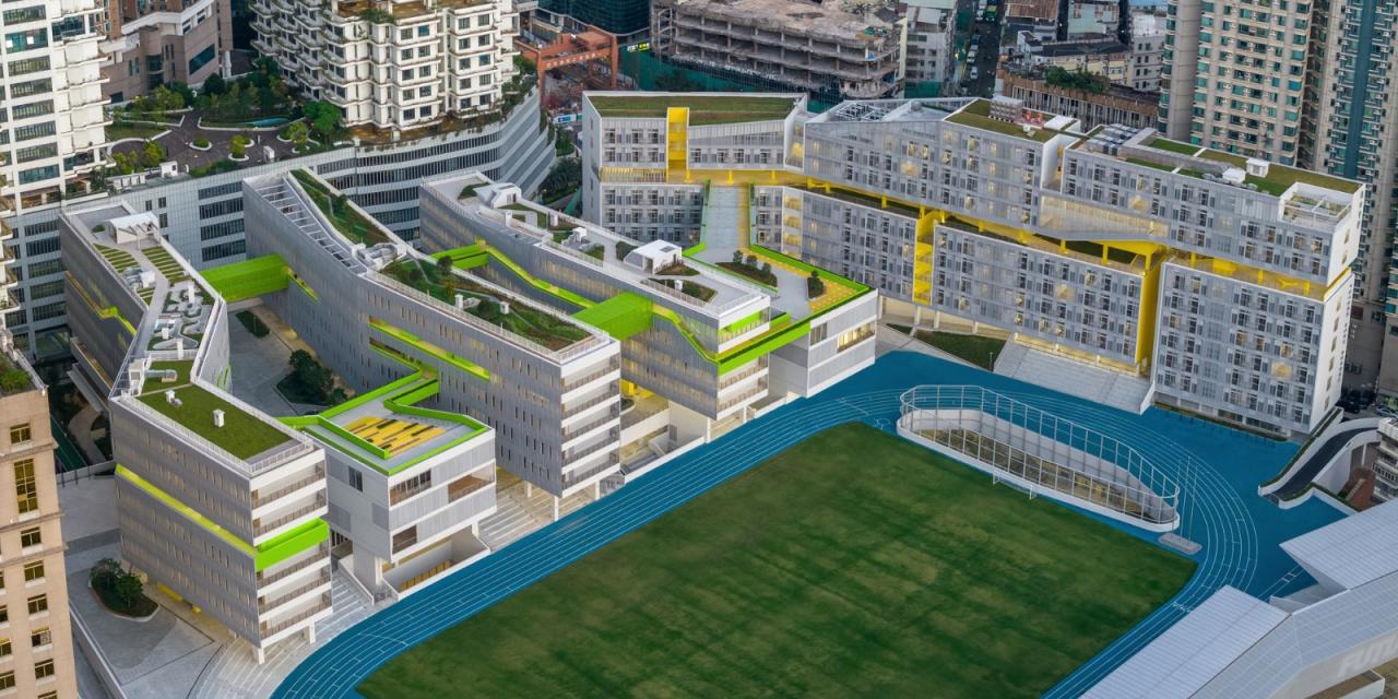 BIM建筑|福田中学校园设计 / reMIX 临界工作室 BIM建筑|福田中学校园设计 / reMIX 临界工作室