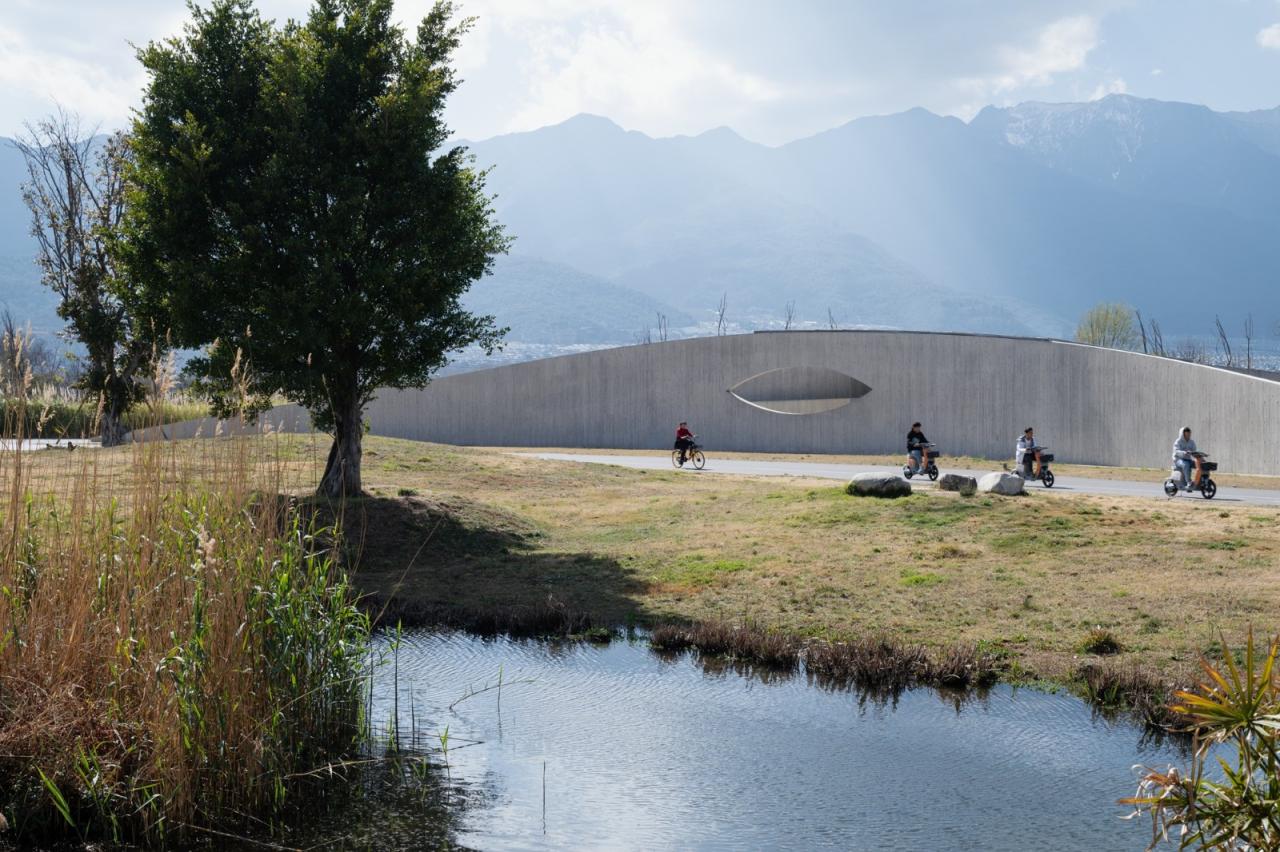 BIM建筑|洱海生态廊道葭蓬村驿站 / 赵扬建筑工作室 BIM建筑|洱海生态廊道葭蓬村驿站 / 赵扬建筑工作室