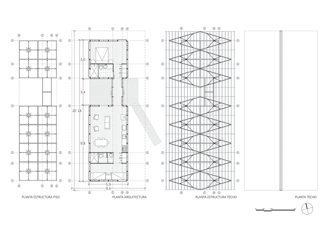 BIM建筑|工业化建筑系统原型 / Ignacio Rojas Hirigoyen Arquitectos + The Andes House BIM建筑|工业化建筑系统原型 / Ignacio Rojas Hirigoyen Arquitectos + The Andes House