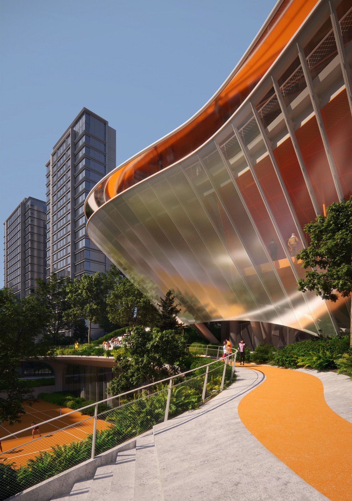BIM建筑|云朵体育中心 / MAD马岩松石家庄新作 BIM建筑|云朵体育中心 / MAD马岩松石家庄新作