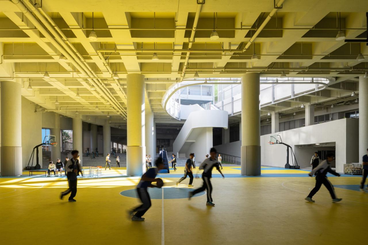 BIM建筑|福田中学校园设计 / reMIX 临界工作室 BIM建筑|福田中学校园设计 / reMIX 临界工作室