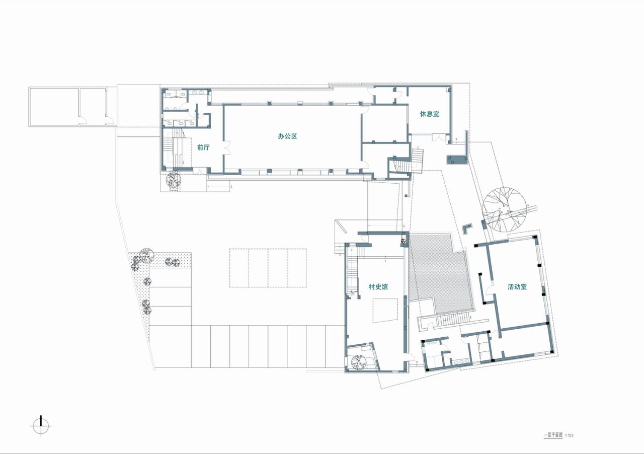 BIM建筑|龙南村党群中心 / 森上建筑 BIM建筑|龙南村党群中心 / 森上建筑