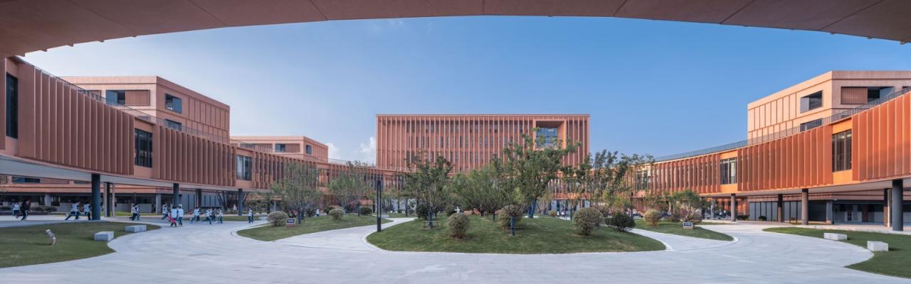 BIM建筑|江苏省梅村高级中学空港分校 / 华南理工大学建筑设计研究院 BIM建筑|江苏省梅村高级中学空港分校 / 华南理工大学建筑设计研究院