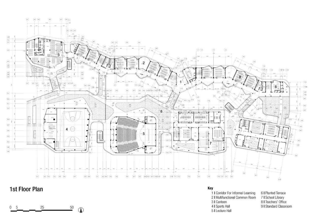 BIM建筑|上海师范大学附属青浦实验学校 / BAU建筑城市设计事务所 BIM建筑|上海师范大学附属青浦实验学校 / BAU建筑城市设计事务所