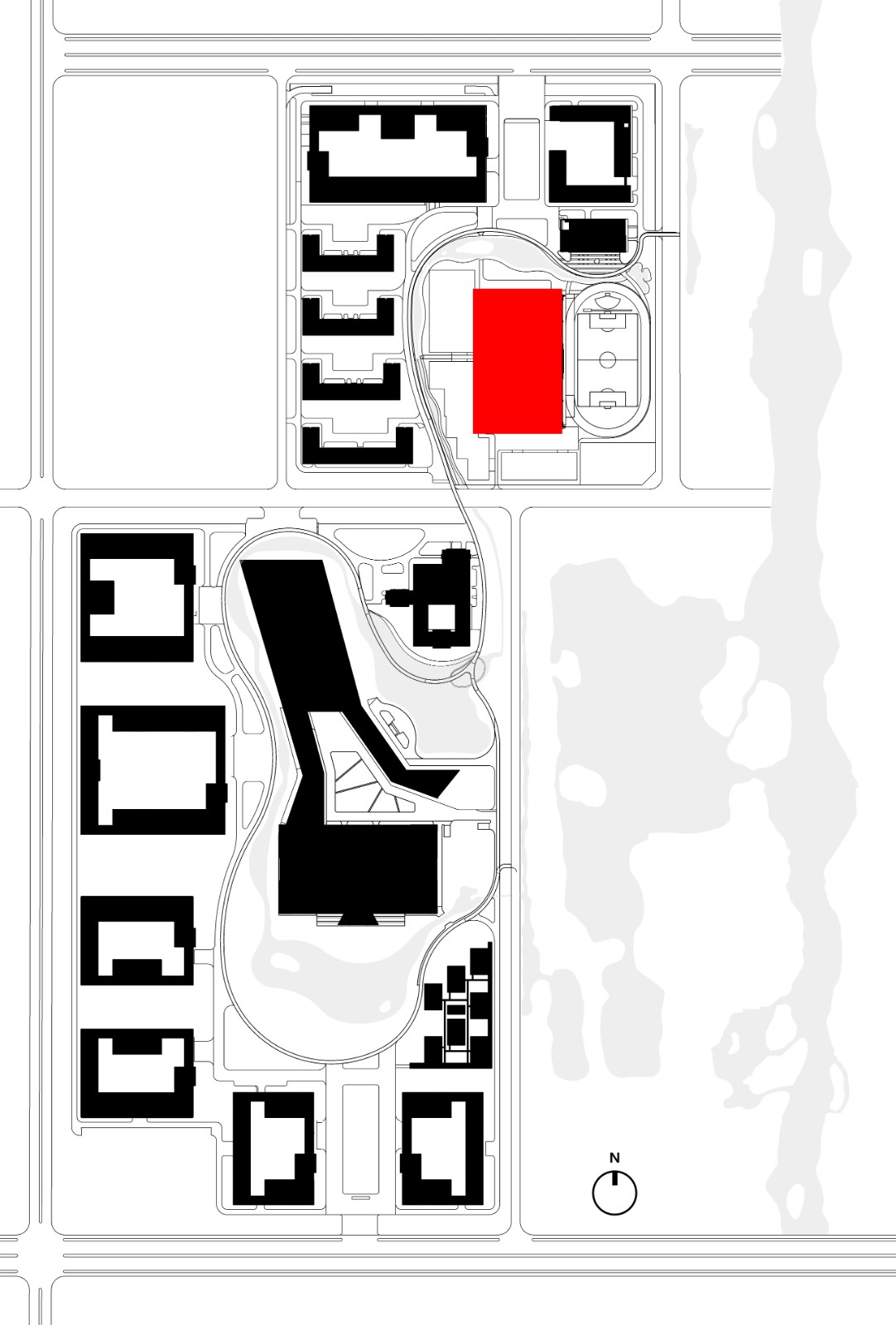 BIM建筑|白鹭齐飞 湿地展翼:渤海科技大学体育馆 /中科院建筑设计研究院有限公司 BIM建筑|白鹭齐飞 湿地展翼:渤海科技大学体育馆 /中科院建筑设计研究院有限公司