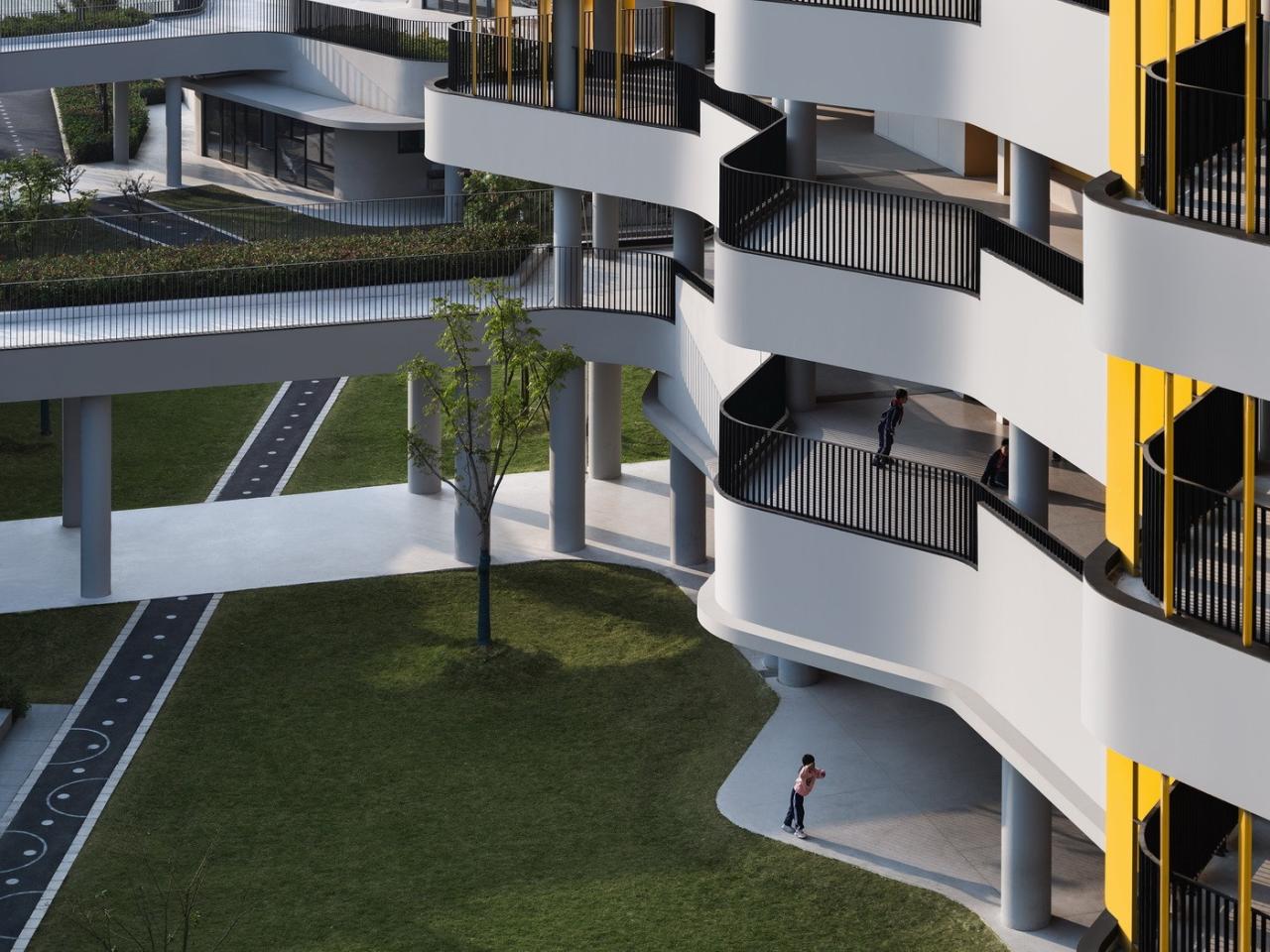 BIM建筑|上海师范大学附属青浦实验学校 / BAU建筑城市设计事务所 BIM建筑|上海师范大学附属青浦实验学校 / BAU建筑城市设计事务所