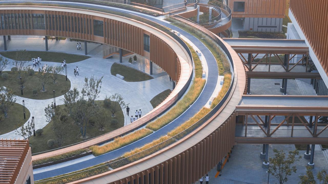 BIM建筑|江苏省梅村高级中学空港分校 / 华南理工大学建筑设计研究院 BIM建筑|江苏省梅村高级中学空港分校 / 华南理工大学建筑设计研究院