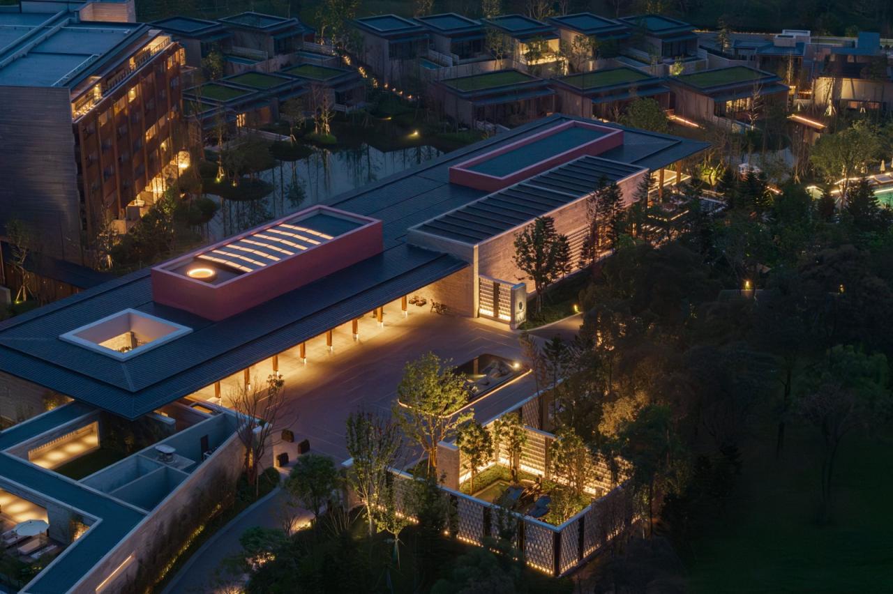 BIM建筑|东莞松山湖悦榕庄 / gad BIM建筑|东莞松山湖悦榕庄 / gad