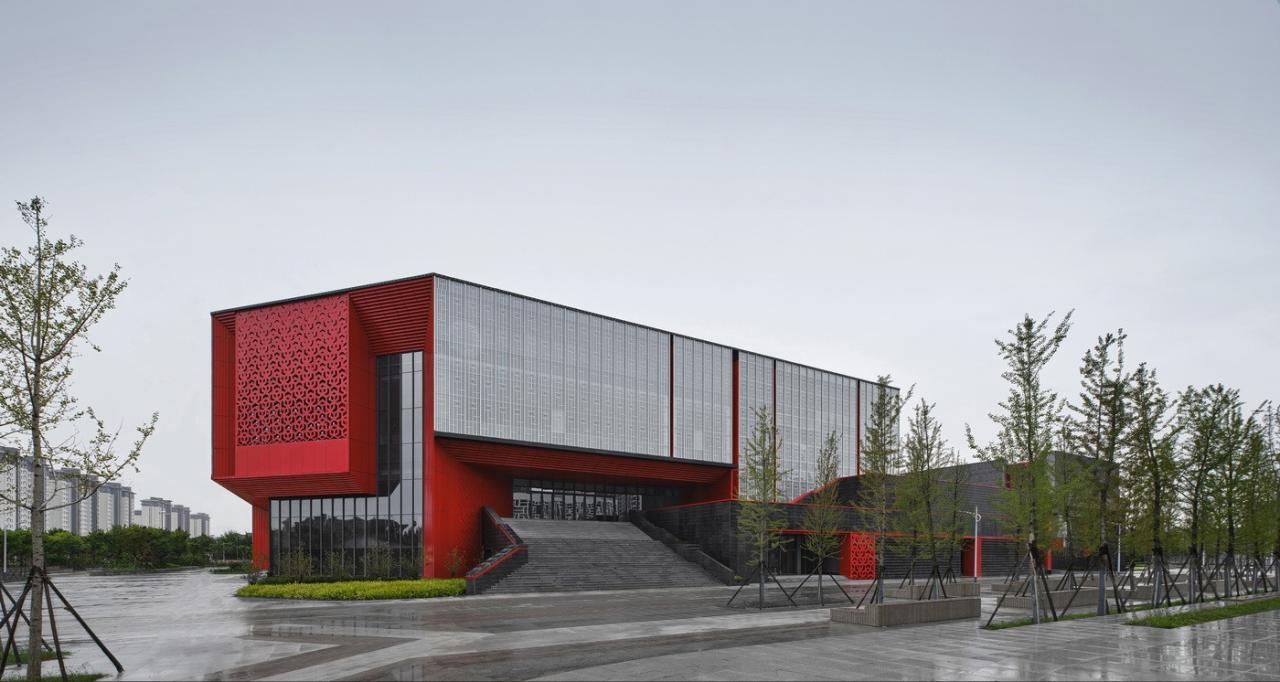 BIM建筑|山东省菏泽市郓城文化艺术中心 / 天津大学设计总院·顾志宏工作室 BIM建筑|山东省菏泽市郓城文化艺术中心 / 天津大学设计总院·顾志宏工作室
