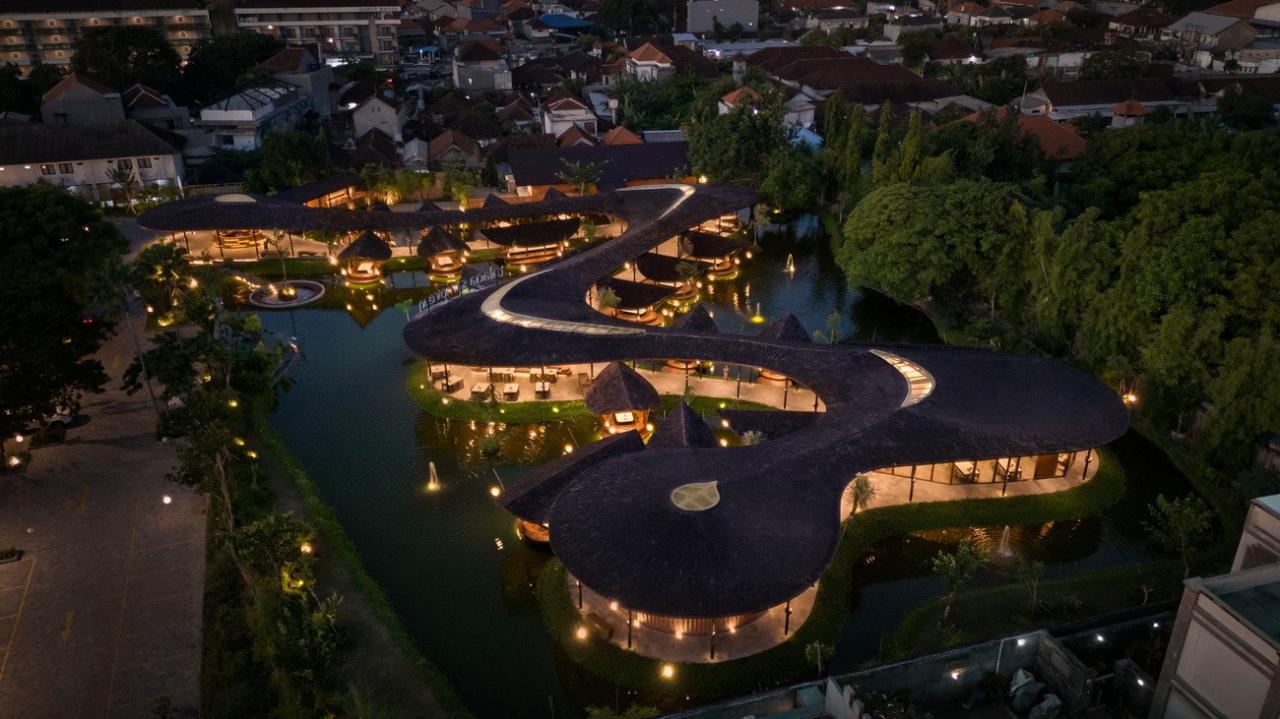 BIM建筑|Talaga Sampireun 巴厘岛餐厅 / K-Thengono Design Studio BIM建筑|Talaga Sampireun 巴厘岛餐厅 / K-Thengono Design Studio
