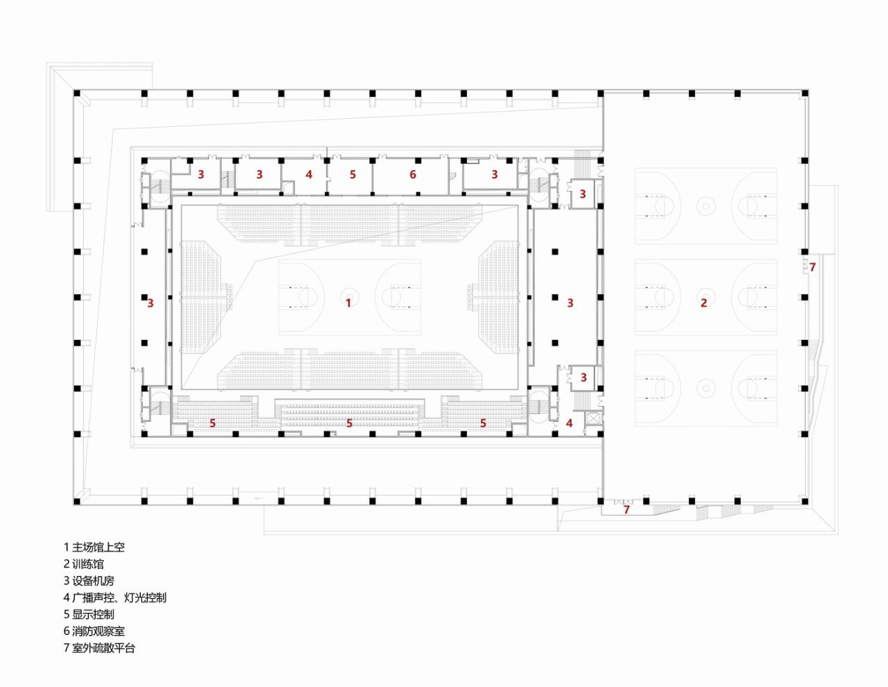 BIM建筑|白鹭齐飞 湿地展翼:渤海科技大学体育馆 /中科院建筑设计研究院有限公司 BIM建筑|白鹭齐飞 湿地展翼:渤海科技大学体育馆 /中科院建筑设计研究院有限公司