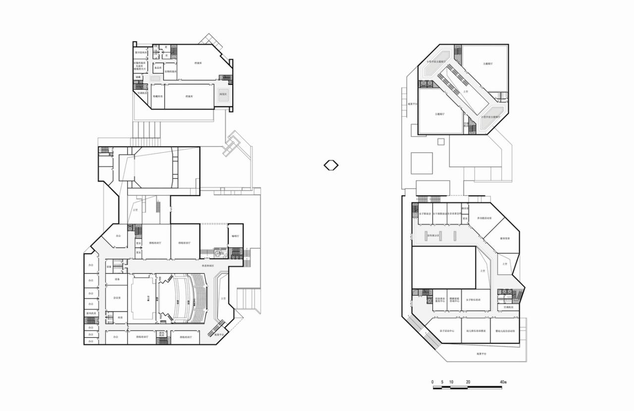 BIM建筑|山东省菏泽市郓城文化艺术中心 / 天津大学设计总院·顾志宏工作室 BIM建筑|山东省菏泽市郓城文化艺术中心 / 天津大学设计总院·顾志宏工作室