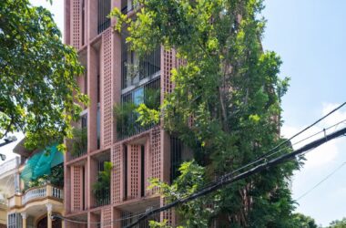 BIM建筑|热带空间工作室设计穿孔砖办公室-BIM建筑网