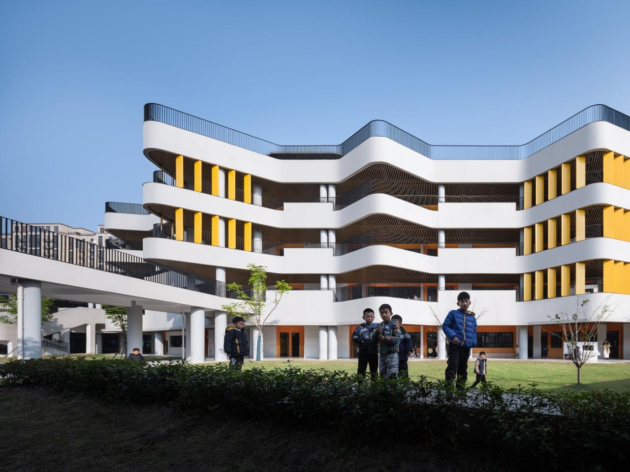 BIM建筑|上海师范大学附属青浦实验学校 / BAU建筑城市设计事务所 BIM建筑|上海师范大学附属青浦实验学校 / BAU建筑城市设计事务所
