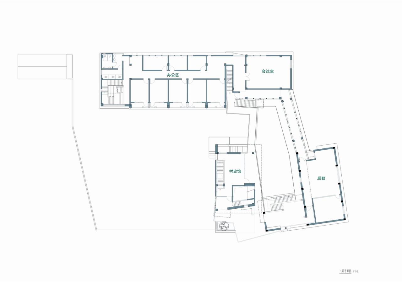BIM建筑|龙南村党群中心 / 森上建筑 BIM建筑|龙南村党群中心 / 森上建筑
