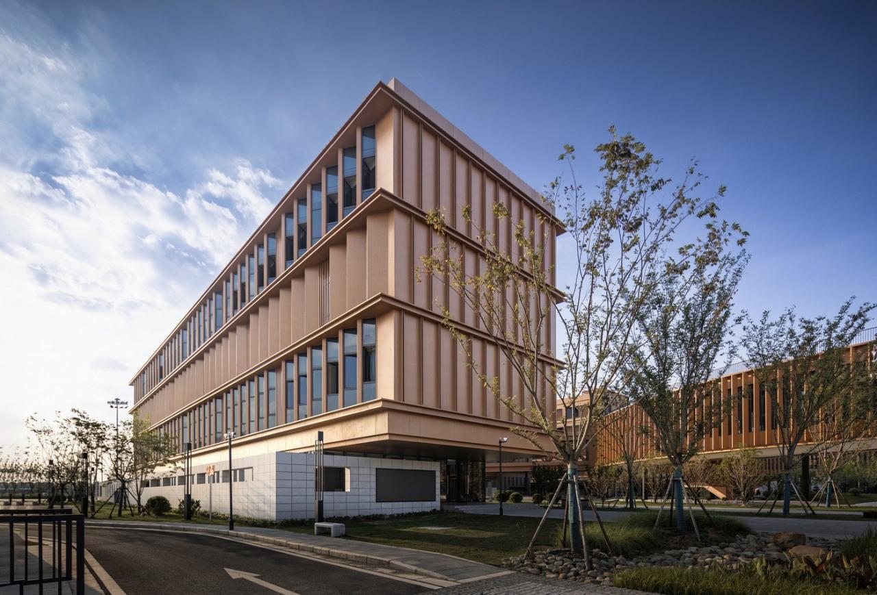 BIM建筑|江苏省梅村高级中学空港分校 / 华南理工大学建筑设计研究院 BIM建筑|江苏省梅村高级中学空港分校 / 华南理工大学建筑设计研究院