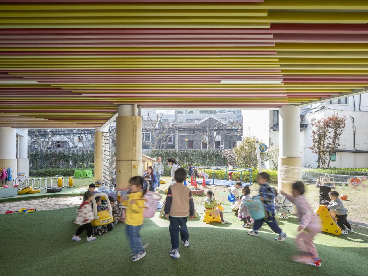 BIM建筑|静安余姚路幼儿园分部 / 刘宇扬建筑事务所 BIM建筑|静安余姚路幼儿园分部 / 刘宇扬建筑事务所