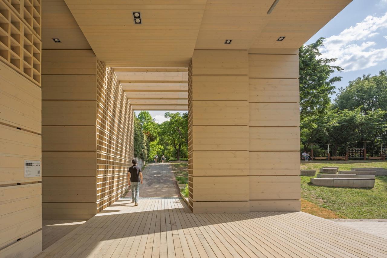 BIM建筑|生态矩阵,呼吸网亭 / Soltozibin Architects BIM建筑|生态矩阵,呼吸网亭 / Soltozibin Architects