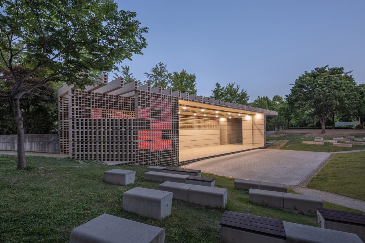 BIM建筑|生态矩阵,呼吸网亭 / Soltozibin Architects BIM建筑|生态矩阵,呼吸网亭 / Soltozibin Architects