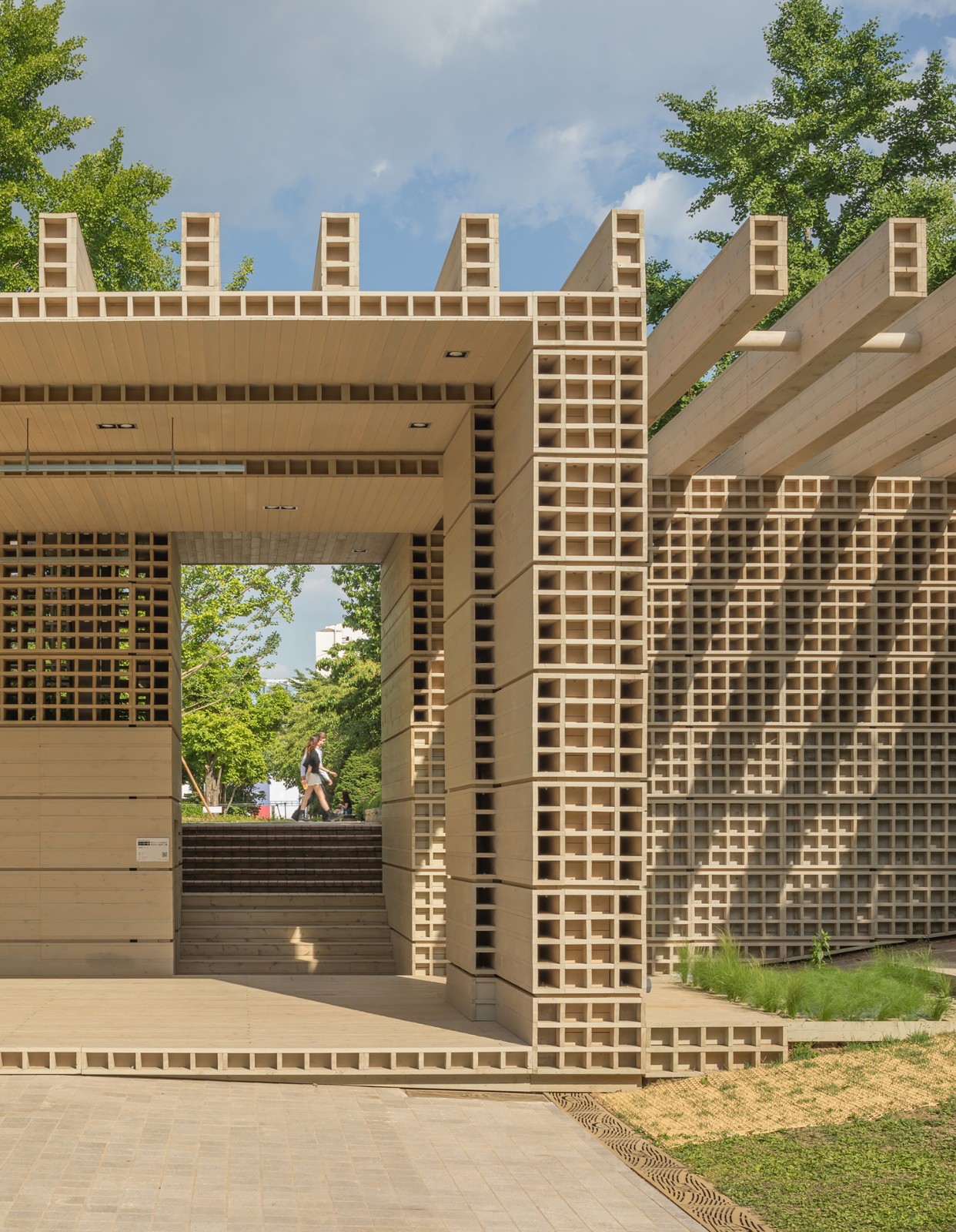 BIM建筑|生态矩阵,呼吸网亭 / Soltozibin Architects BIM建筑|生态矩阵,呼吸网亭 / Soltozibin Architects