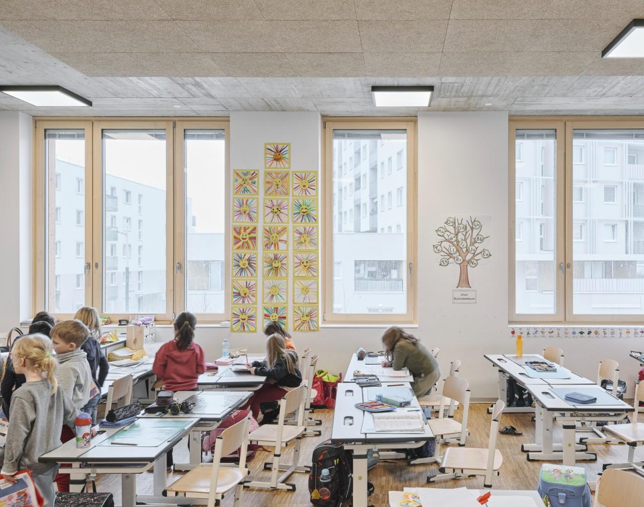 BIM建筑|Leopold Kohr-Straße 中小学 / Franz&Sue BIM建筑|Leopold Kohr-Straße 中小学 / Franz&Sue