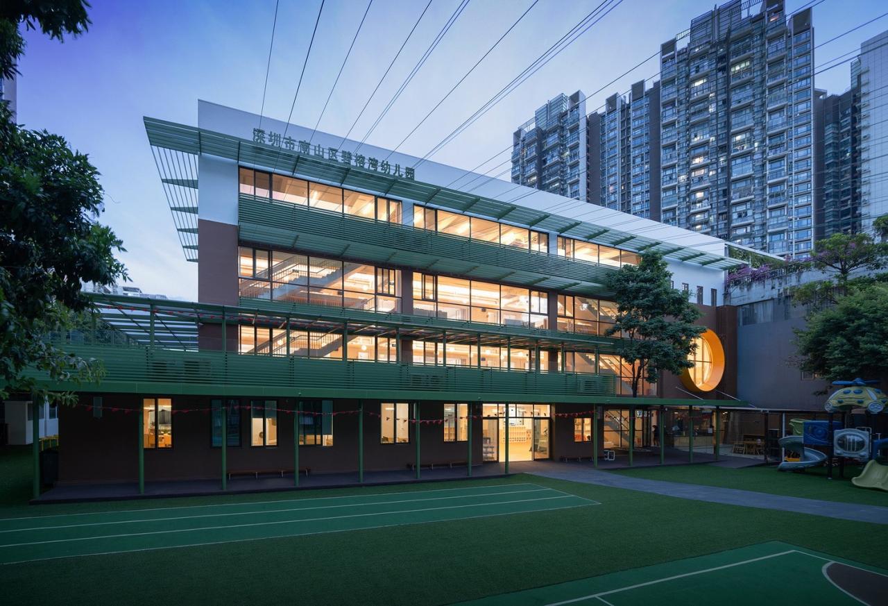 BIM建筑|深圳市碧榕湾幼儿园改造 / 不也设计工作室 BIM建筑|深圳市碧榕湾幼儿园改造 / 不也设计工作室