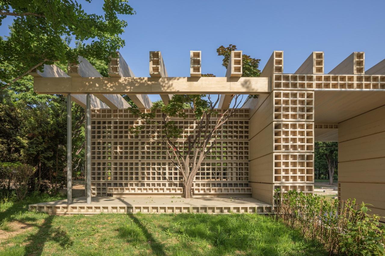 BIM建筑|生态矩阵,呼吸网亭 / Soltozibin Architects BIM建筑|生态矩阵,呼吸网亭 / Soltozibin Architects