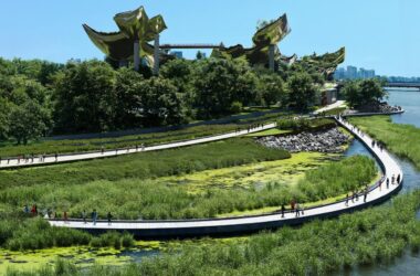 BIM建筑|‘韩国首尔 Nodeul 岛’竞赛,无人岛变乐园 / Heatherwick-BIM建筑网